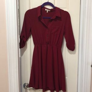 Burgundy Dress